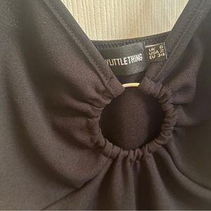 pretty little thing black dress